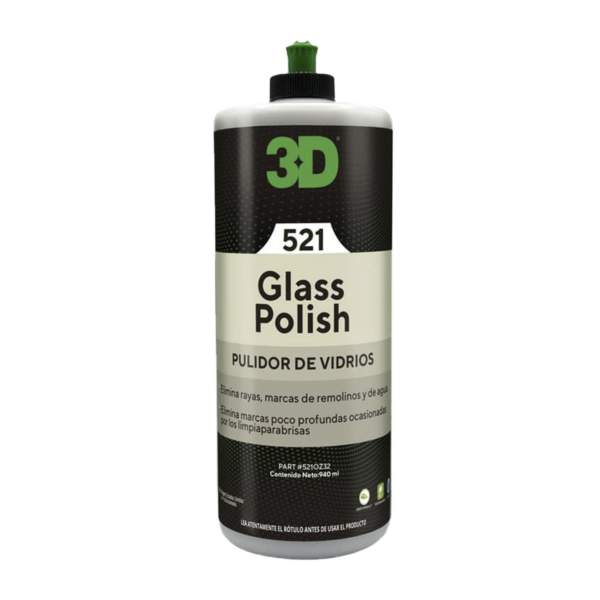 3D GLASS POLISH PULIDOR DE VIDRIOS de 940ml