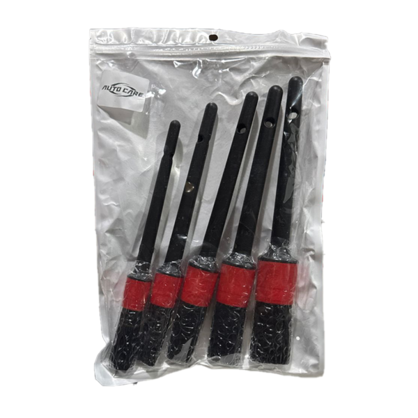 AUTOCARE SET X 5 BROCHAS DETAILING PINCELES DETALLADORES