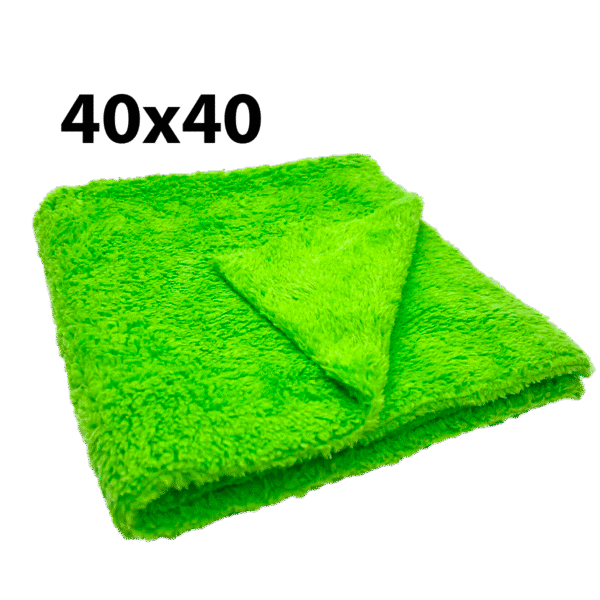 MICROFIBRA MULTIUSO SIN BORDES 40x40cm VERDE