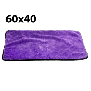 MICROFIBRA SECADO 60x40cm VIOLETA BORDE NEGRO