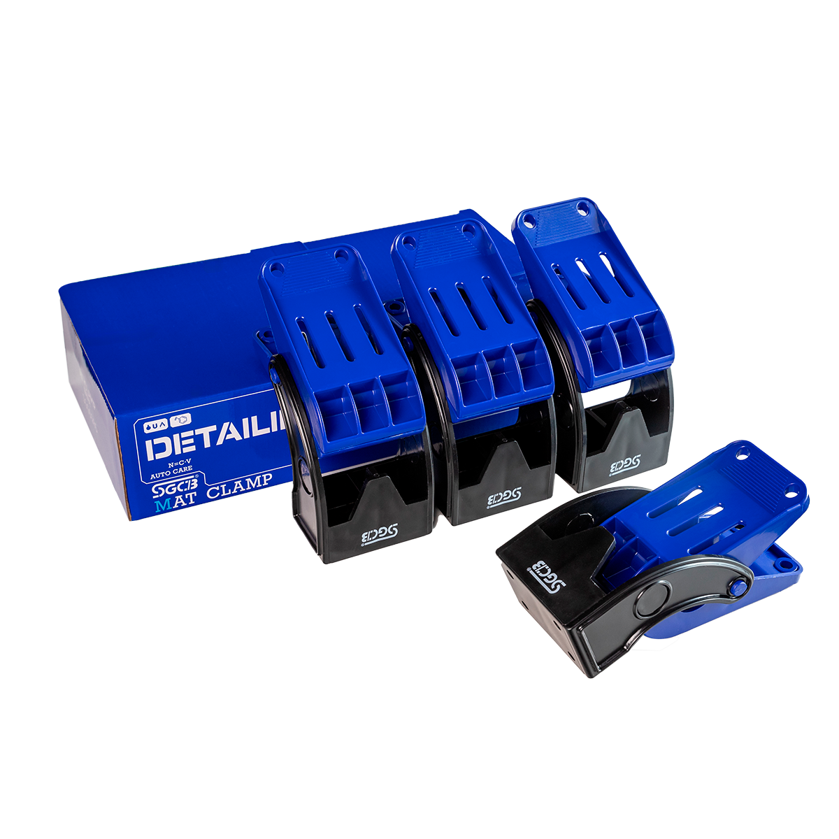 SGCB SET X 4 MAT CLAMP BROCHE PORTA ALFOMBRA