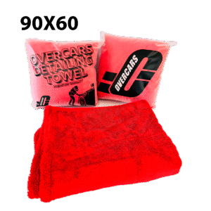 OVERCARS MICROFIBRA SECADO 90x60cm PREMIUM ROJA