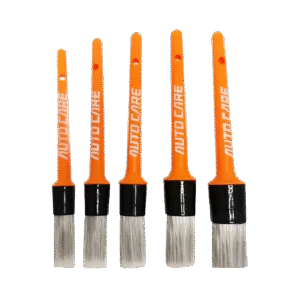 AUTOCARE SET X 5 BROCHAS DETAILING PINCELES NARANJAS
