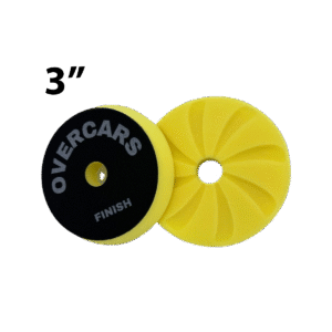 OVERCARS PAD ESPUMA 3 PULGADAS SPIRAL FINISH AMARiLLO
