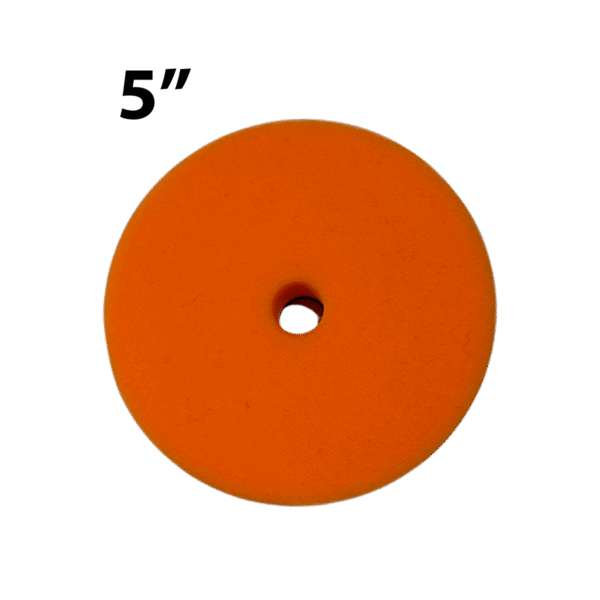 SPORTS PAD ESPUMA 5 PULGADAS ROTOORBITAL CORTE MEDIO NARANJA