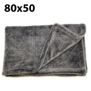 MICROFIBRA DE SECADO 80x50cm DOUBLE GRIS 1400GSM